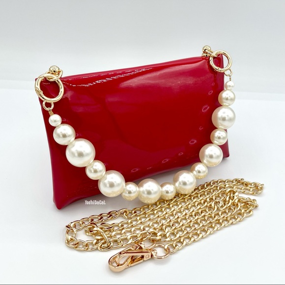 🆕 Dior Beauty Cosmetic Case to Crossbody Bag Purse, Lunar NY, Red, New Handbag - Picture 6 of 10